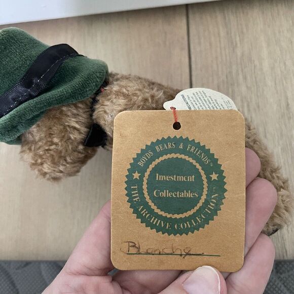 The‎ Boyds Bear Archive Collection Blanche Teddy Plush Stuffed Animal 6" W/ Tags - Picture 5 of 7